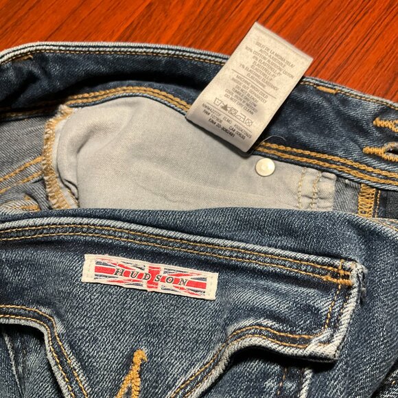 Hudson Collin Mid-Rise Skinny Blue Jean, Sz 28 - Picture 6 of 7